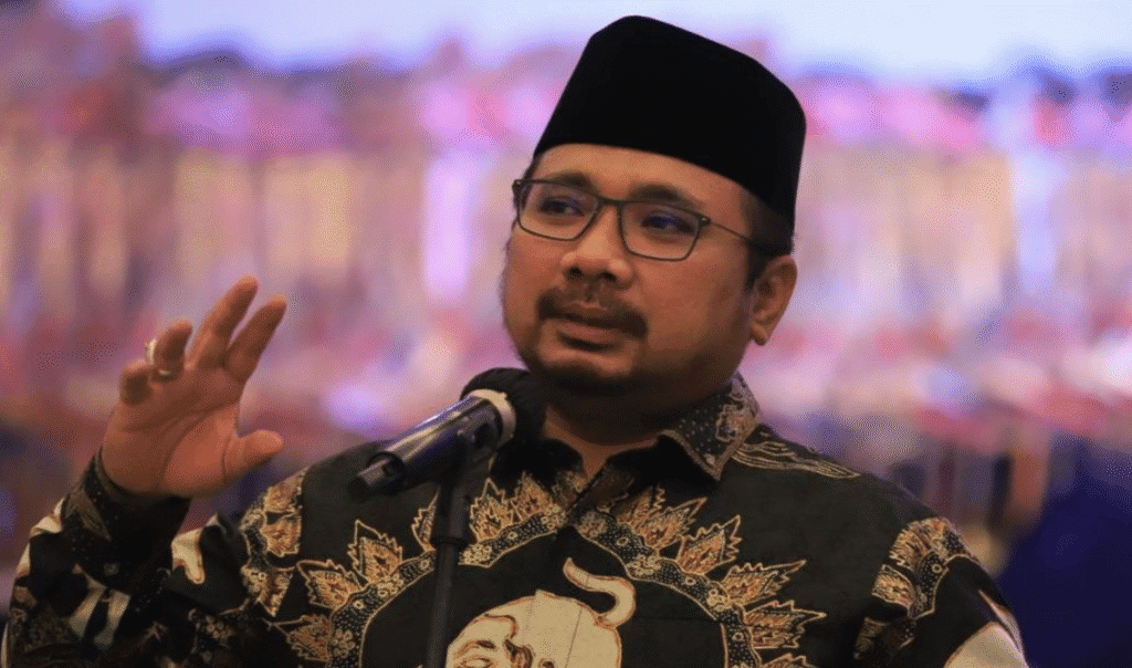 Yaqut Cholil Qoumas atau dikenal sebagai Gus Yaqut