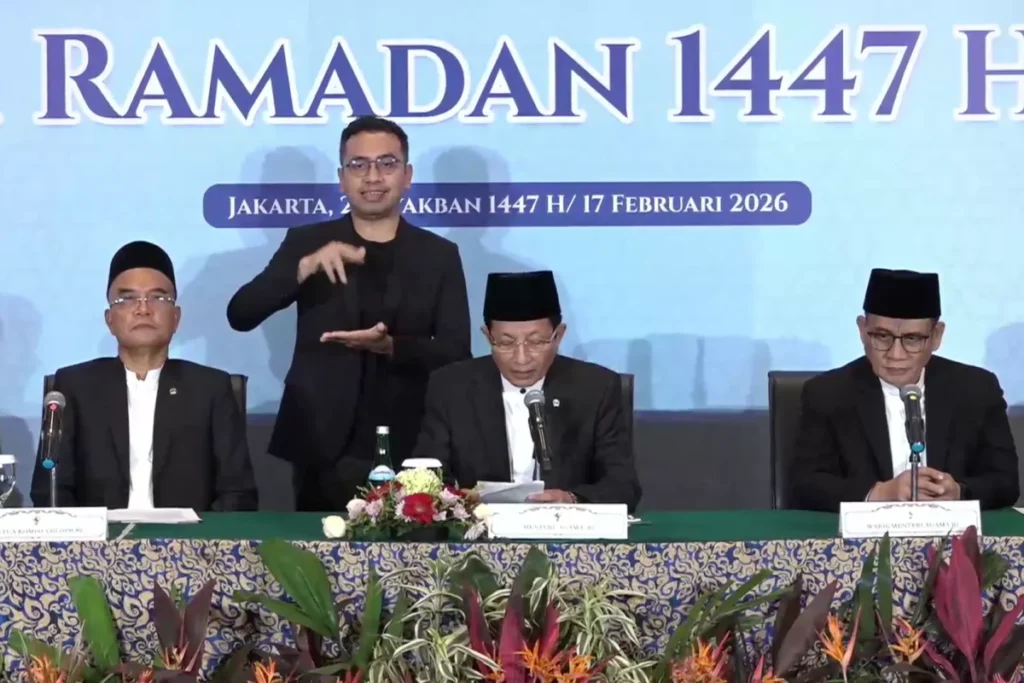 Konfrensi pers penetapan 1 Ramadhan 1447 H - dok Istimewa