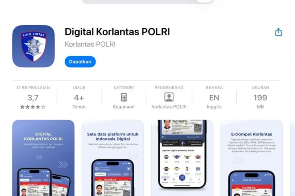 Aplikasi Digital Korlantas POLRI