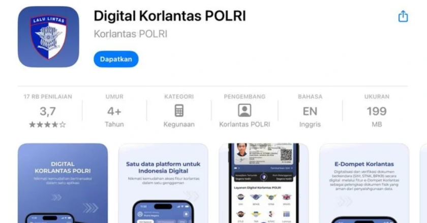 SIM Digital Korlantas Permudah Pengendara Saat Razia Polisi