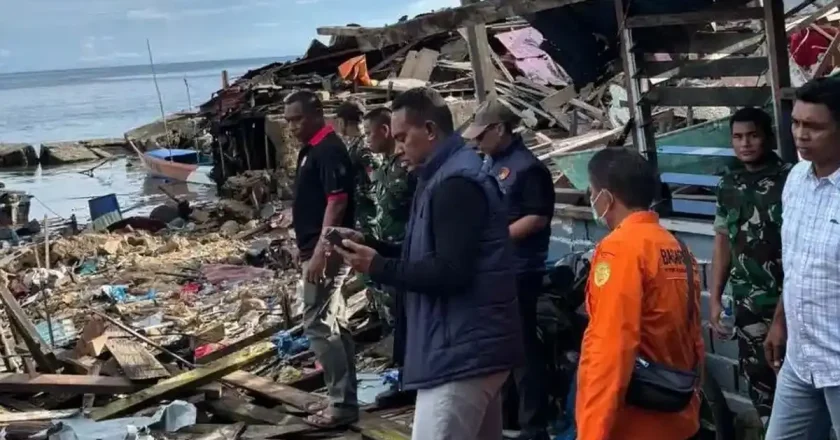 Papua Diguncang Ledakan Dahsyat di Biak, Rumah Warga Hancur